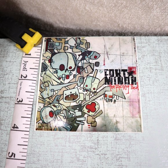 Fort Minor Promo Sticker 2005 Album Cover Mike Shinoda Linkin Park Jay-Z RARE - Picture 7 of 8
